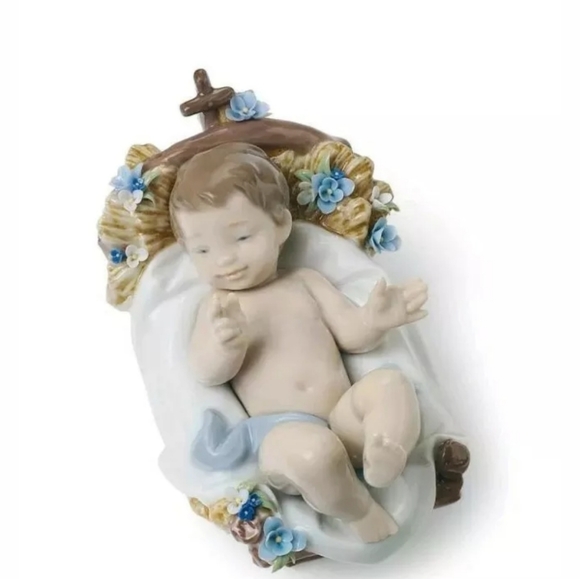 Lladro Other Nativity 8347 Baby Jesus Glazed Porcelain Poshmark